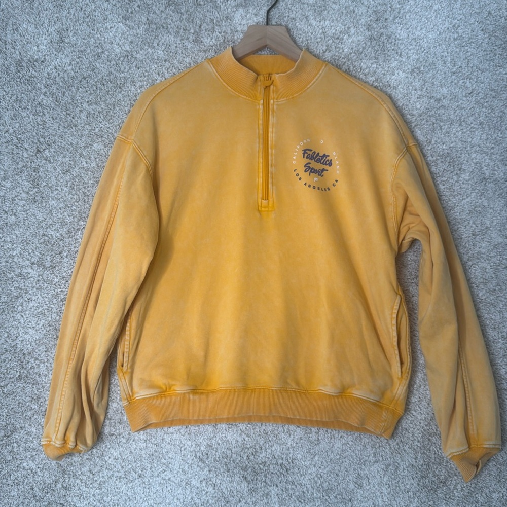 Fabletics‎ quarter zip Sweatshirt with Pockets - Small
